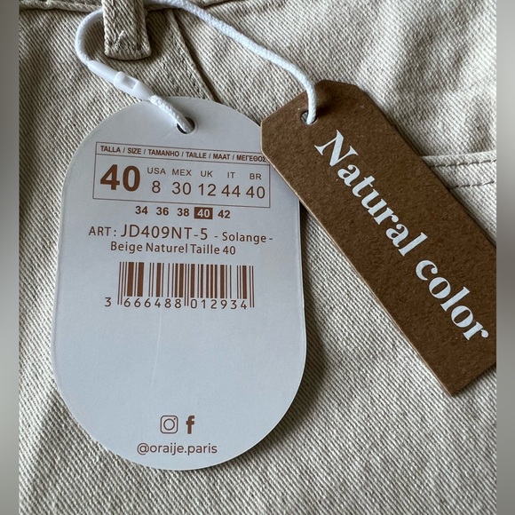 Cream High Waist Ankle Straight Jeans - Picture 4 of 7